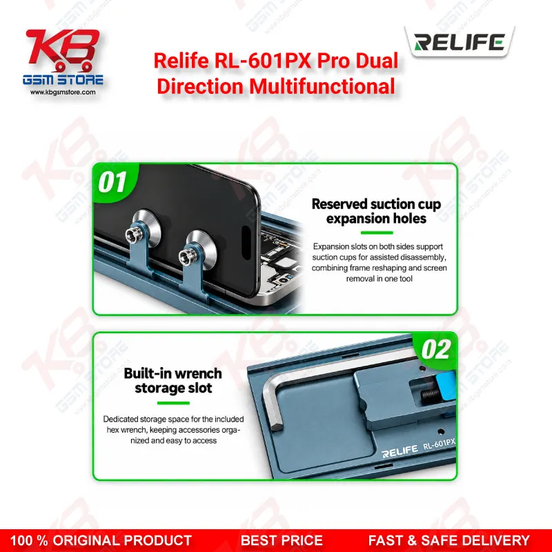 Relife RL-601PX Pro Dual-Direction Multifunctional Frame Correction Fixture for Mobile Middle Frame Repair