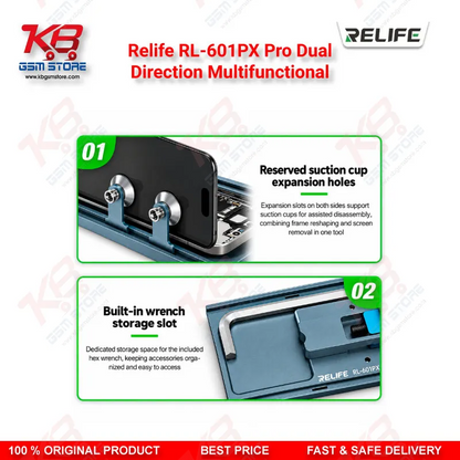 Relife RL-601PX Pro Dual-Direction Multifunctional Frame Correction Fixture for Mobile Middle Frame Repair