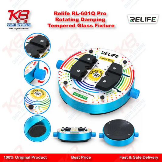 Relife RL-601Q Pro Rotating Damping Tempered Glass Fixture