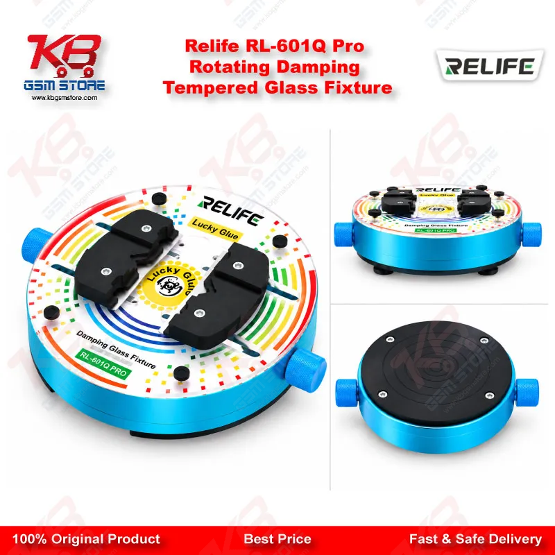 Relife RL-601Q Pro Rotating Damping Tempered Glass Fixture