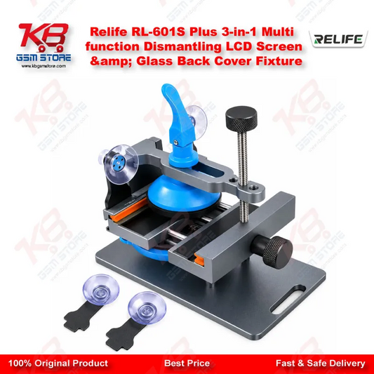 Relife RL-601S Plus 3-in-1 Multi function Dismantling LCD Screen & Glass Back Cover Fixture