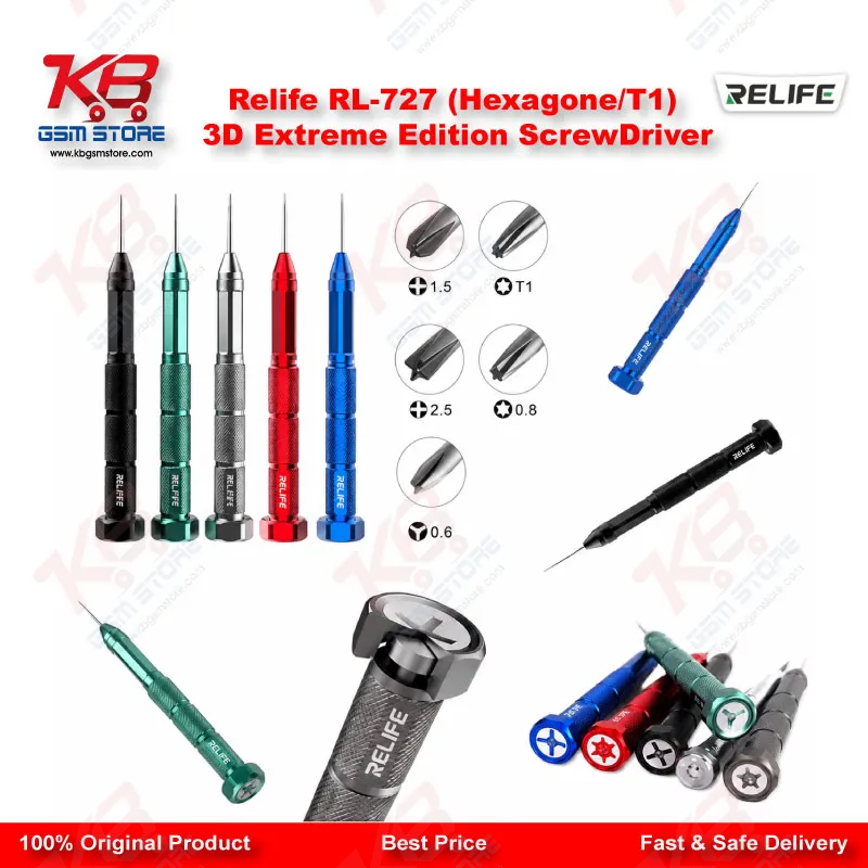 Relife RL-727 (Hexagone/T1) 3D Extreme Edition ScrewDriver