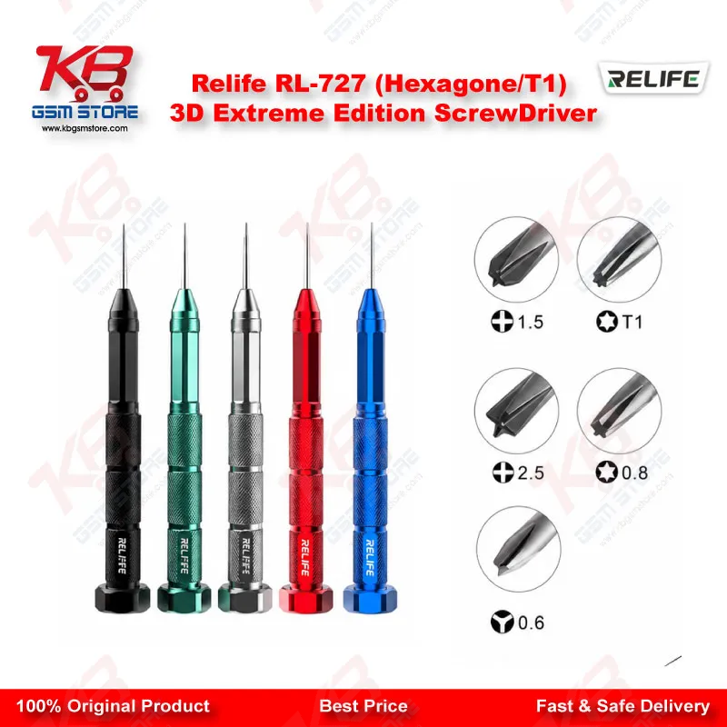 Relife RL-727 (Hexagone/T1) 3D Extreme Edition ScrewDriver