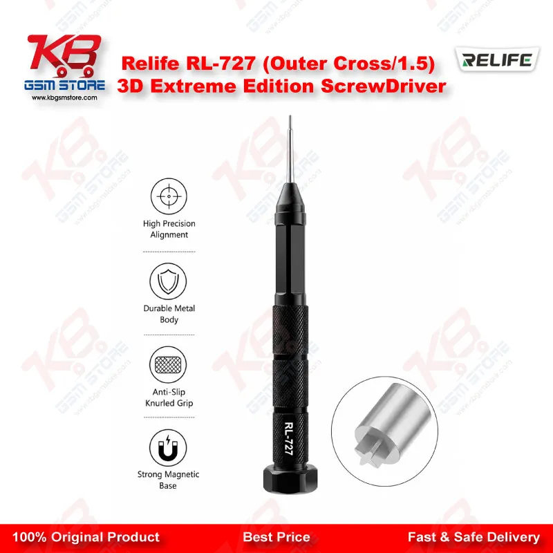 Relife RL-727 (Outer Cross/1.5) 3D Extreme Edition ScrewDriver