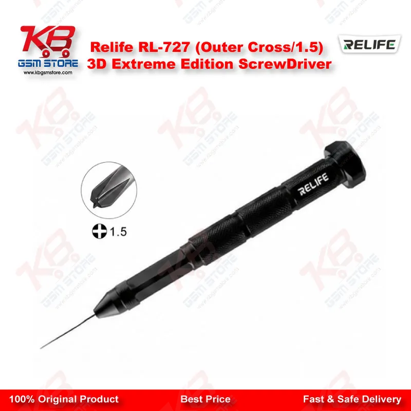 Relife RL-727 (Outer Cross/1.5) 3D Extreme Edition ScrewDriver