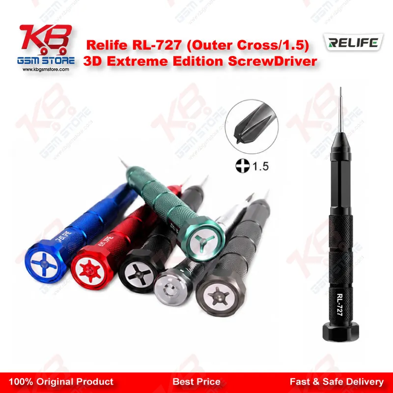 Relife RL-727 (Outer Cross/1.5) 3D Extreme Edition ScrewDriver