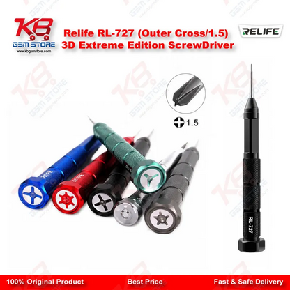 Relife RL-727 (Outer Cross/1.5) 3D Extreme Edition ScrewDriver