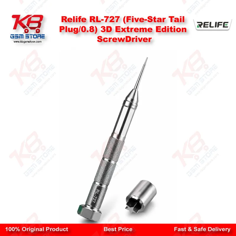 Relife RL-727 (Five-Star Tail Plug/0.8) 3D Extreme Edition ScrewDriver
