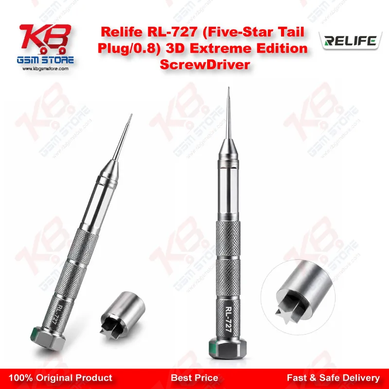 Relife RL-727 (Five-Star Tail Plug/0.8) 3D Extreme Edition ScrewDriver