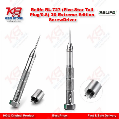 Relife RL-727 (Five-Star Tail Plug/0.8) 3D Extreme Edition ScrewDriver