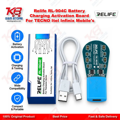Relife RL-904C Battery Charging Activation Board For TECNO Itel Infinix Mobile’s