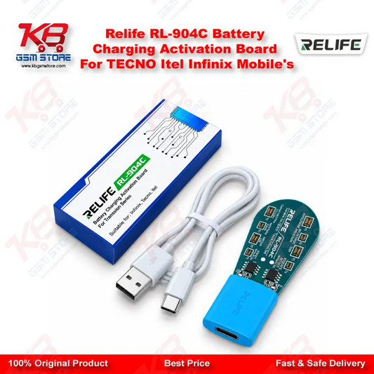 Relife RL-904C Battery Charging Activation Board For TECNO Itel Infinix Mobile’s