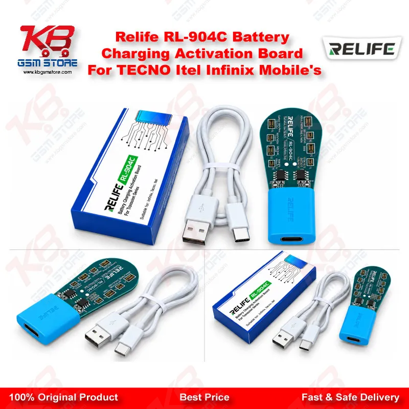 Relife RL-904C Battery Charging Activation Board For TECNO Itel Infinix Mobile’s