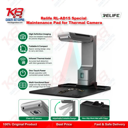 RELIFE RL-AD15 Silicone Maintenance Pad for PCB Thermal Camera – Heat Resistant Work Mat
