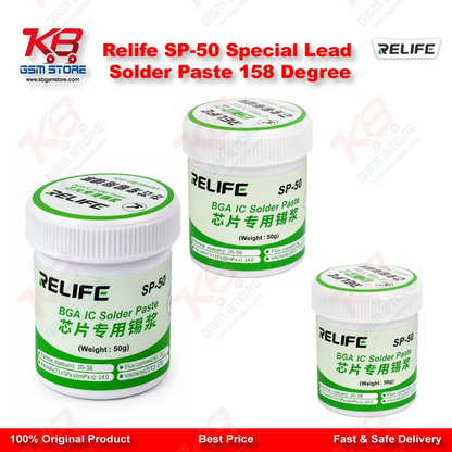 Relife SP-50 Special Lead Solder Paste 158 Degree