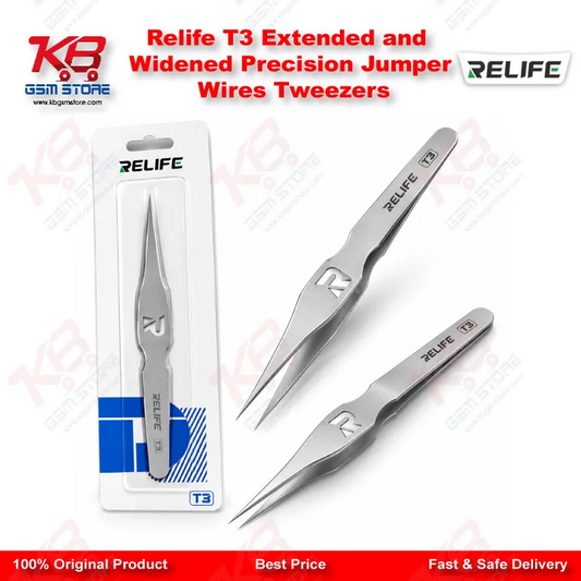 Relife T3 Extended and Widened Precision Jumper Wires Tweezers