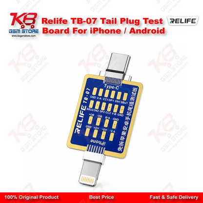Relife TB-07 Tail Plug Test Board For iPhone  Android