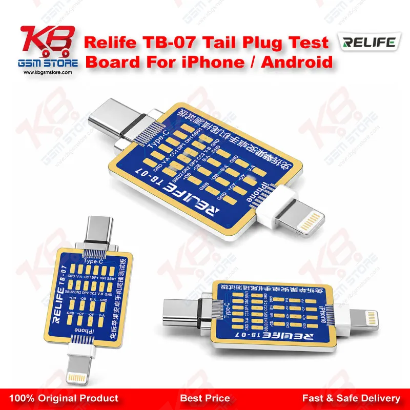 Relife TB-07 Tail Plug Test Board For iPhone  Android