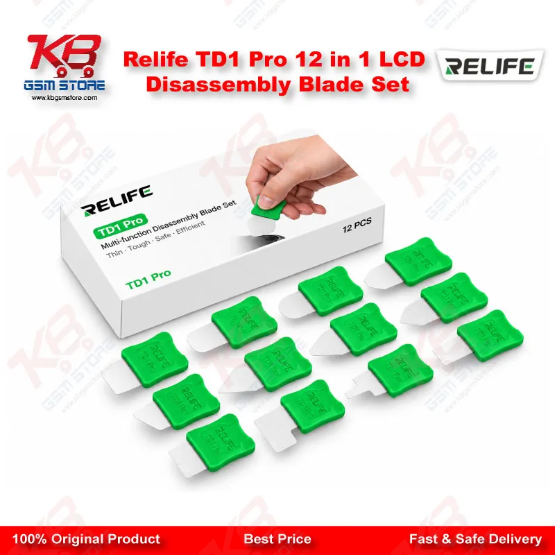 Relife TD1 Pro 12 in 1 LCD Disassembly Blade Set