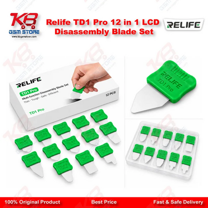 Relife TD1 Pro 12 in 1 LCD Disassembly Blade Set