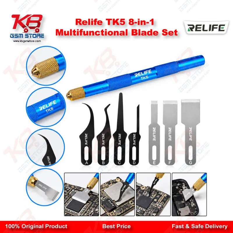 Relife TK5 8-in-1 Multifunctional Blade Set