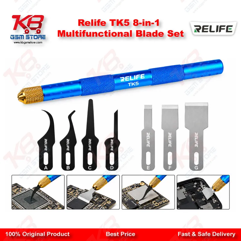 Relife TK5 8-in-1 Multifunctional Blade Set