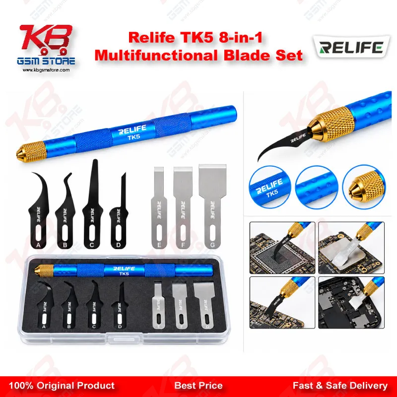 Relife TK5 8-in-1 Multifunctional Blade Set