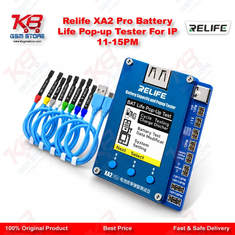 Relife XA2 Pro Battery Life Pop-up Tester For IP 11-15PM