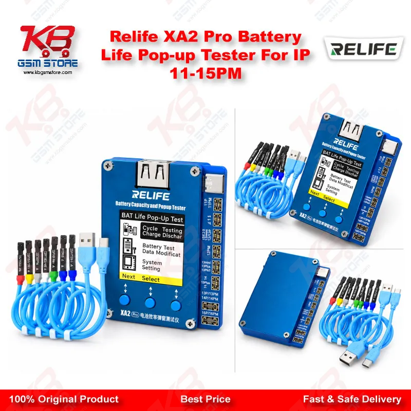Relife XA2 Pro Battery Life Pop-up Tester For IP 11-15PM
