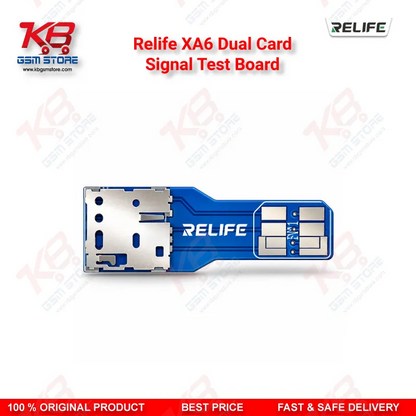 Relife XA6 Dual Card Signal Test Board for Dual-SIM iPhone and Android No Service Repair