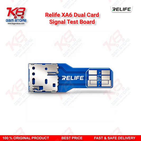 Relife XA6 Dual Card Signal Test Board for Dual-SIM iPhone and Android No Service Repair