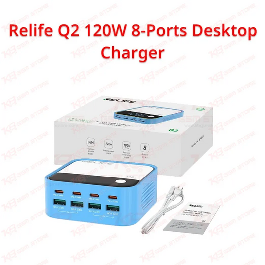 Relife Q2 120W 8-Ports Desktop Charger