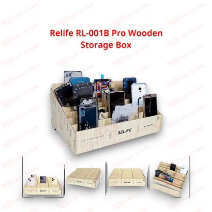 Relife RL-001B Pro Wooden Storage Box