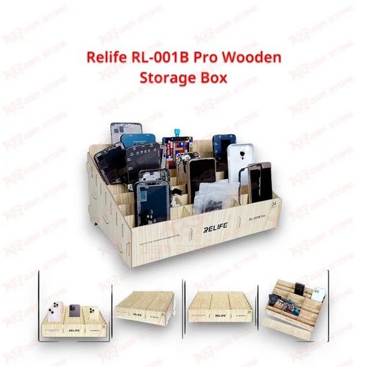 Relife RL-001B Pro Wooden Storage Box