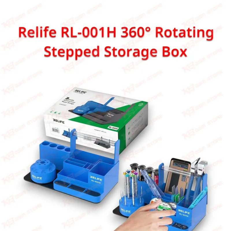 Relife RL-001H 360° Rotating Stepped Storage Box