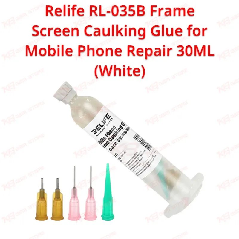 Relife RL-035B Frame Screen Caulking Glue for Mobile Phone Repair 30ML (White)