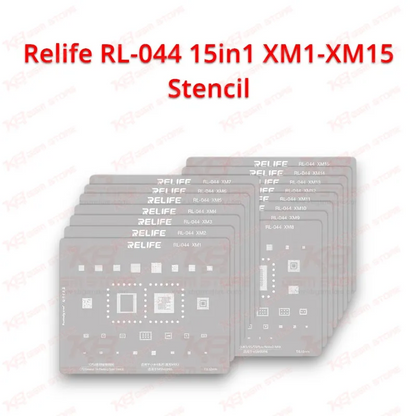 Relife RL-044 15in1 XM1-XM15 Stencil