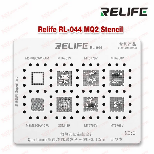 Relife RL-044 MQ2 Stencil