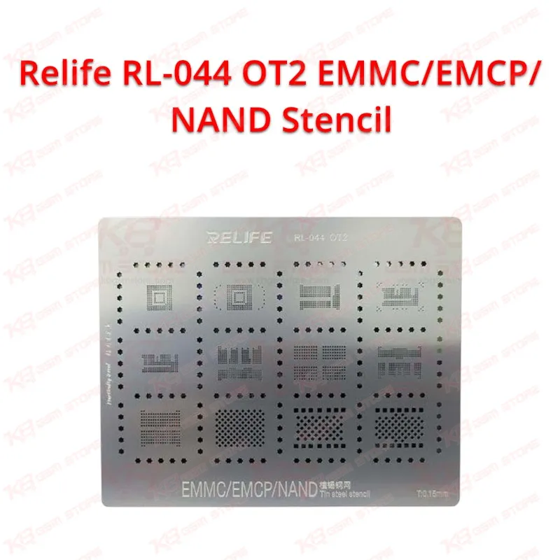 Relife RL-044 OT2 EMMC/EMCP/NAND Stencil