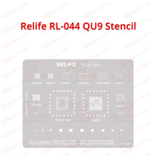 Relife RL-044 QU9 Stencil