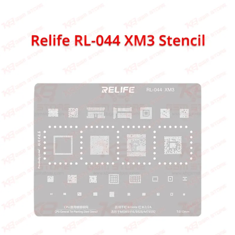 Relife RL-044 XM3 Stencil