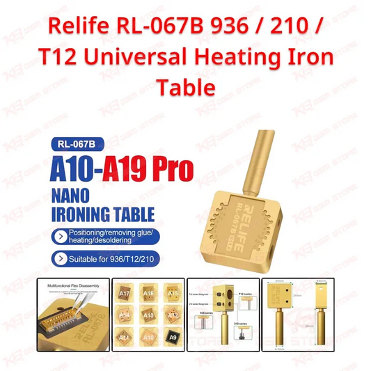 Relife RL-067B 936 / 210 / T12 Universal Heating Iron Table