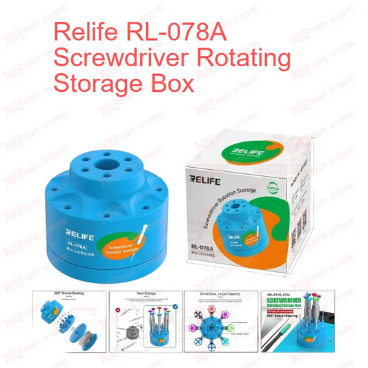 Relife RL-078A Screwdriver Rotating Storage Box