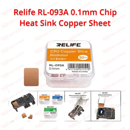 Relife RL-093A 0.1mm Chip Heat Sink Copper Sheet