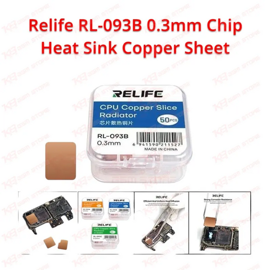 Relife RL-093B 0.3mm Chip Heat Sink Copper Sheet