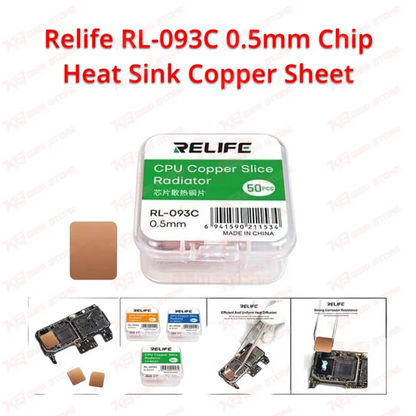 Relife RL-093C 0.5mm Chip Heat Sink Copper Sheet
