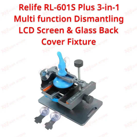Relife RL-601S Plus 3-in-1 Multi function Dismantling LCD Screen & Glass Back Cover Fixture
