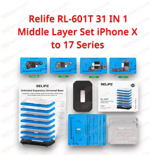 Relife RL-601T 31 IN 1 Middle Layer Set iPhone X to 17 Series