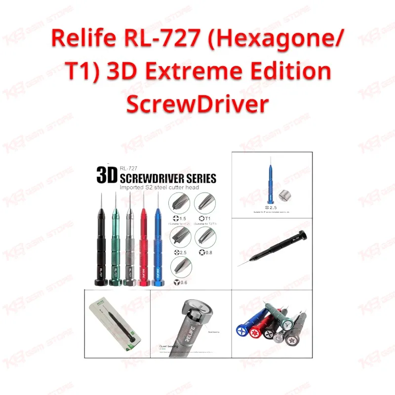 Relife RL-727 (Hexagone/T1) 3D Extreme Edition ScrewDriver