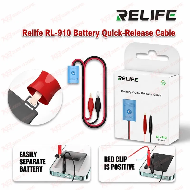 Relife RL-910 Battery Quick-Release Cable